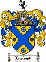 Luscomb coat of arms family crest download