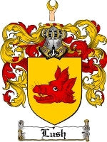 Lush coat of arms family crest download