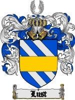 Lust family crest coat of arms emailed to you within 24 hours – Family ...