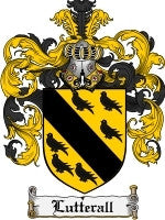 Lutterall coat of arms family crest download