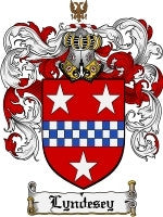 Lyndesey coat of arms family crest download