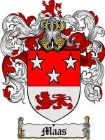 Maas coat of arms family crest download