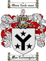 Mac'Cuinnegain coat of arms family crest download