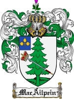 Macailpein coat of arms family crest download