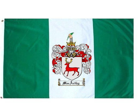 Macarthy family crest coat of arms flag