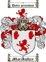 Macaulley coat of arms family crest download
