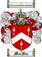 Macbee coat of arms family crest download