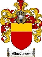 Maccaron coat of arms family crest download