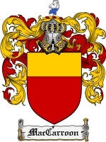Maccarroon coat of arms family crest download
