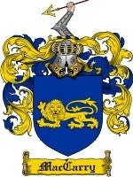 Maccarry coat of arms family crest download