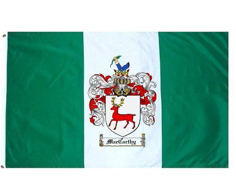 Maccarthy family crest coat of arms flag