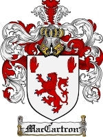 Maccartron coat of arms family crest download
