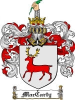 Maccarty coat of arms family crest download