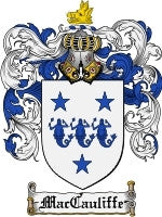 Maccauliffe coat of arms family crest download