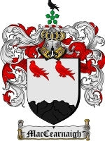 Maccearnaigh coat of arms family crest download