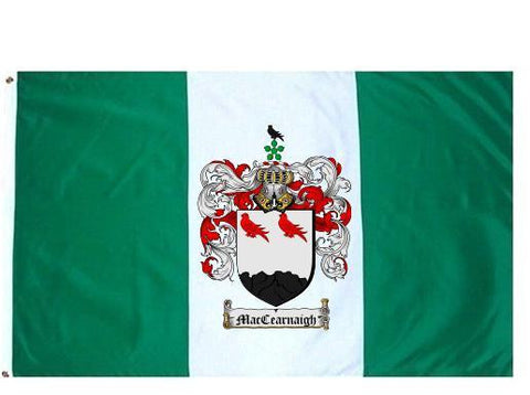 Maccearnaigh family crest coat of arms flag