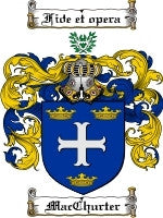 Macchurter coat of arms family crest download
