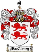 Macclancy coat of arms family crest download