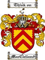 Macclelland coat of arms family crest download