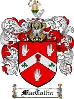 Maccollin coat of arms family crest download