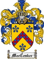 Maccosker coat of arms family crest download