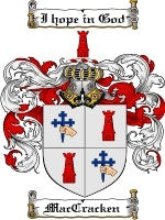 Maccracken coat of arms family crest download