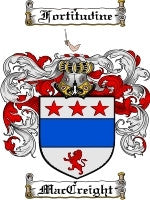 Maccreight coat of arms family crest download