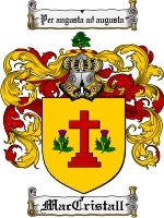 Maccristall coat of arms family crest download
