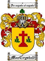 Maccrystall coat of arms family crest download