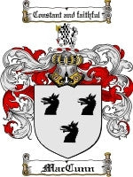 Maccunn coat of arms family crest download