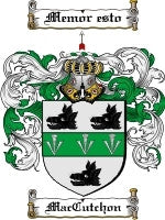 Maccutchon coat of arms family crest download