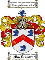 Macdermitt coat of arms family crest download