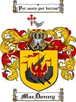 Macdonny coat of arms family crest download