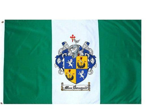 Macdougall family crest coat of arms flag