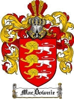 Macdownie coat of arms family crest download
