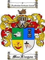 Macfingon coat of arms family crest download