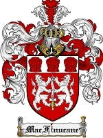 Macfinucane coat of arms family crest download