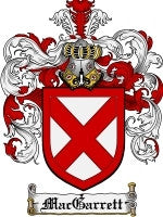 Macgarrett coat of arms family crest download