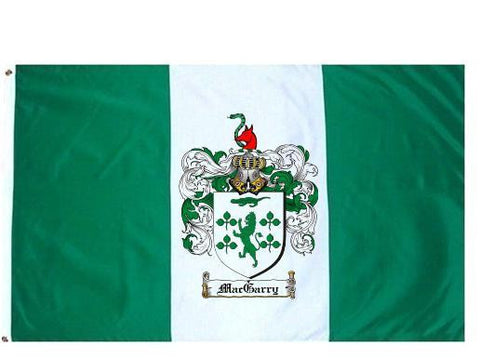 Macgarry family crest coat of arms flag