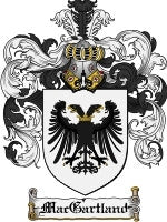 Macgartland coat of arms family crest download