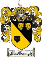 Macgeough coat of arms family crest download