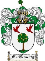 Macgerachty coat of arms family crest download