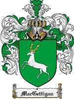 Macgettigan coat of arms family crest download