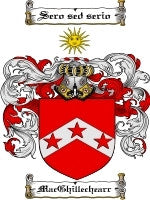 Macghillechearr coat of arms family crest download