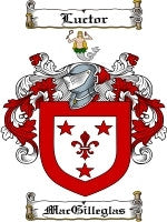 Macgilleglas coat of arms family crest download