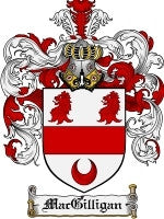 Macgilligan coat of arms family crest download