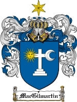 Macgilmartin coat of arms family crest download