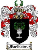 Macglowry coat of arms family crest download
