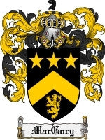 Macgory coat of arms family crest download