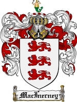 Macinerney coat of arms family crest download